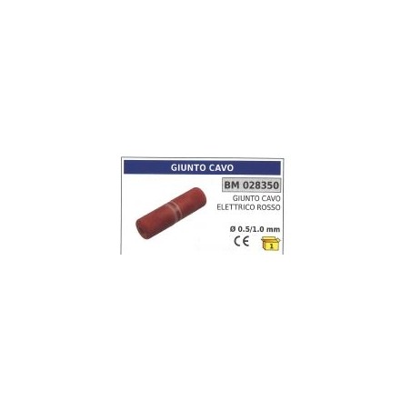 Electrical cable coupler red Ø 0.5/1.0 mm | Newgardenstore.eu