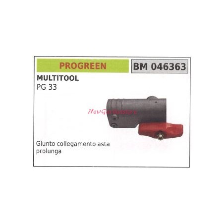 Giunto collegamento asta PROGREEN multitool PG 33 046363 | Newgardenstore.eu