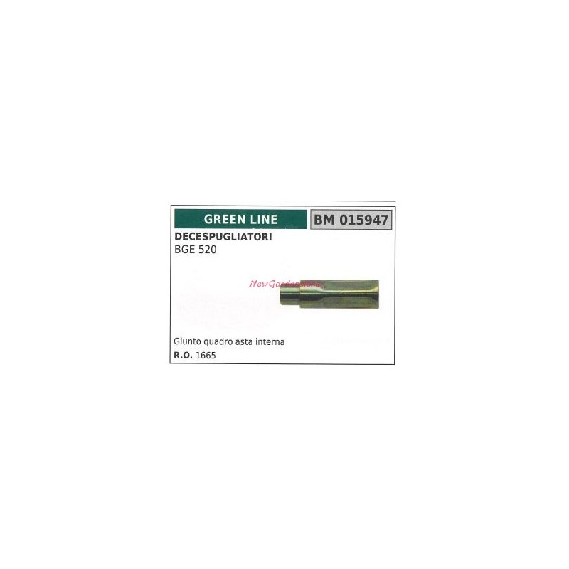 Accouplement d'arbre GREENLINE pour débroussailleuse d'intérieur BGE 520 015947