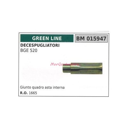 Giunto quadro asta interna GREENLINE decespugliatore BGE 520 015947 | Newgardenstore.eu