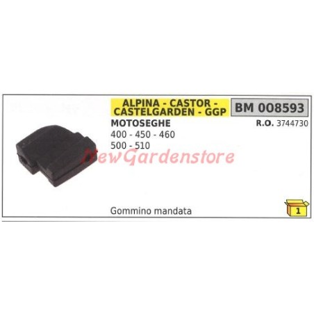 Gommino mandata aspirazione olio GGP motosega 400 450 460 500 510 3744730 | Newgardenstore.eu