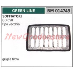Griglia filtro aria GREEN LINE soffiatore GB 650 tipo vecchio 014749