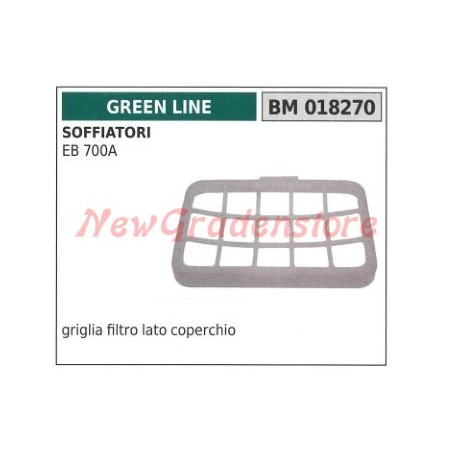 Griglia filtro aria lato coperchio GREEN LINE soffiatore EB 700A 018270 | Newgardenstore.eu