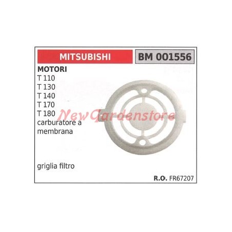 Rejilla filtro de aire MITSUBISHI Motor 2 tiempos desbrozadora cortasetos 001556 | Newgardenstore.eu