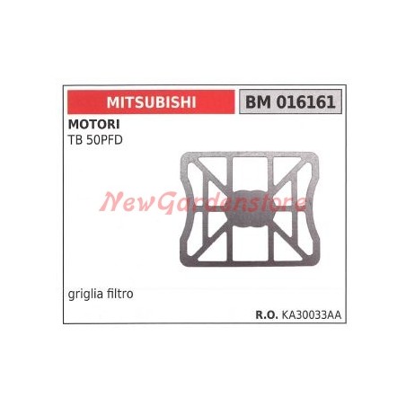Air filter screen MITSUBISHI 2-stroke engine brushcutter brushcutter 016161 | Newgardenstore.eu
