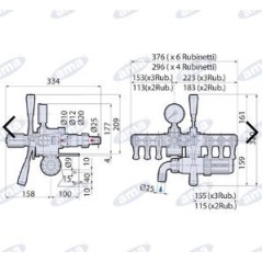 AR UCM 4-Wege-Fernsteuerung für Sprühzwecke 88933 | Newgardenstore.eu