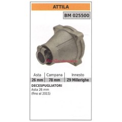 Conjunto embrague desbrozadora ATTILA varilla 26mm 025500 | Newgardenstore.eu