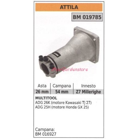 Clutch assembly ATTILA multitool ADG 26K 25H kawasaki 019785 | Newgardenstore.eu