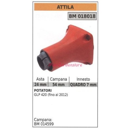 Gruppo frizione ATTILA potatore GLP 420 018018 | Newgardenstore.eu