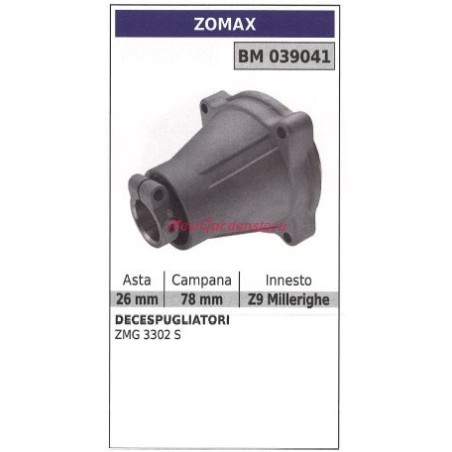 Clutch assembly ZOMAX brushcutter ZMG 3302S 039041 | Newgardenstore.eu