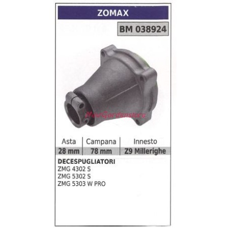 Clutch assembly ZOMAX brushcutter ZMG 4302S 038924 | Newgardenstore.eu
