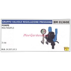 Pressure control valve assembly UNIVERSAL BERTOLINI MULTIDUPLO pump 013608 | Newgardenstore.eu