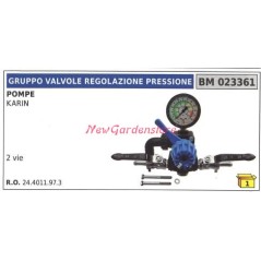 Pressure control valve assembly UNIVERSAL pump BERTOLINI KARIN 023361 | Newgardenstore.eu