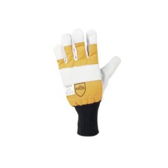 Gloves 2 pcs pair cut protection (0-16m/s) fluorescent orange belt black