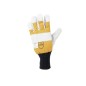 Guantes 2 pares protección al corte (0-16m/s) naranja fluorescente cinturón negro