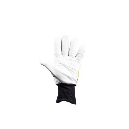Gants 2 paires protection contre les coupures (0-16m/s) avec poignet tricoté noir