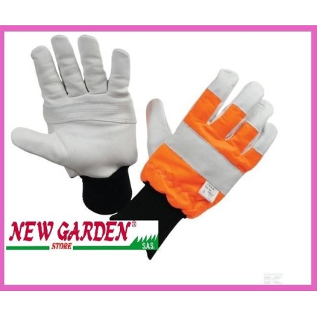 Logger chainsaw cut-resistant gloves with reinforced palm HS297523 M XL XXL | Newgardenstore.eu