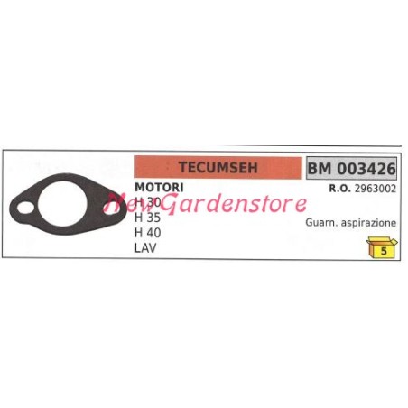 Joint d'admission TECUMSEH souffleuse H 30 35 40 003426 | Newgardenstore.eu