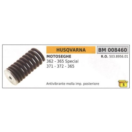 Ressort anti-vibration pour poignée arrière HUSQVARNA 362 371 008460 | Newgardenstore.eu