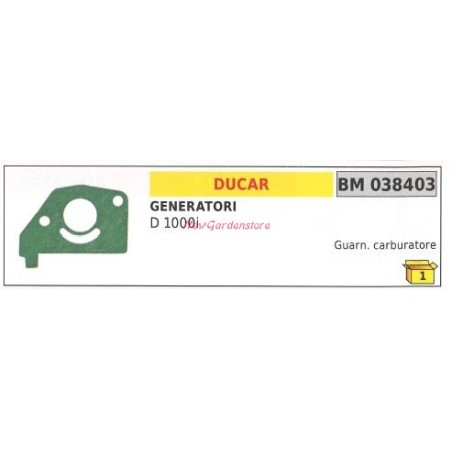 Guarnizione carburatore DUCAR generatore D 1000i 038403 | Newgardenstore.eu