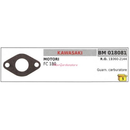 Gasket carburettor KAWASAKI lawn mower mower FC 180 018081 | Newgardenstore.eu