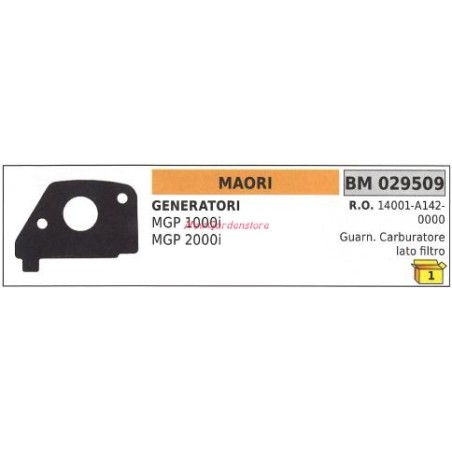 Gasket carburettor side filter MAORI generator MGP 1000i 029509 | Newgardenstore.eu