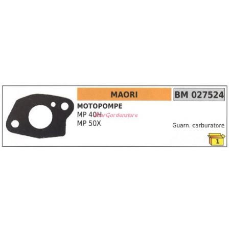 Joint carburateur MAORI motopompe MP 40H 50X 027524 | Newgardenstore.eu