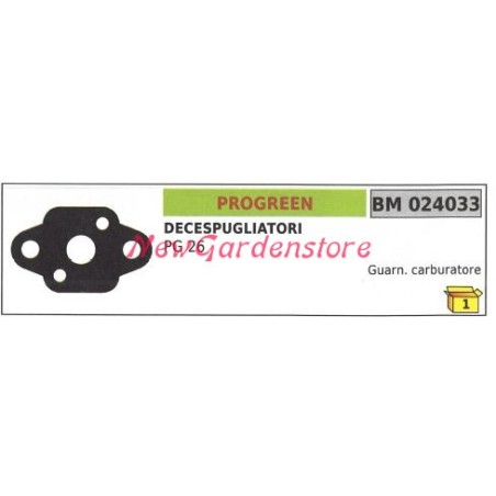 Dichtung Vergaser PROGREEN Freischneider PG 26 024033 | Newgardenstore.eu