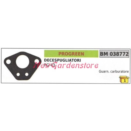 Joint carburateur PROGREEN débroussailleuse PG 43 038772 | Newgardenstore.eu