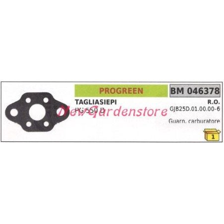 Guarnizione carburatore PROGREEN tagliasiepe PG 550D 046378 | Newgardenstore.eu