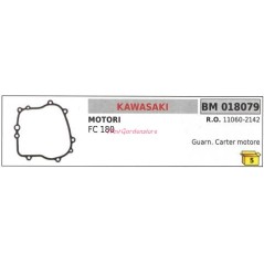 Gasket crankcase KAWASAKI lawn mower mower FC 180 018079