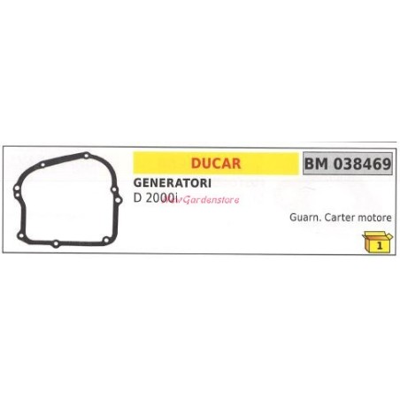 Gasket engine crankcase DUCAR generator D 2000i 038469 | Newgardenstore.eu