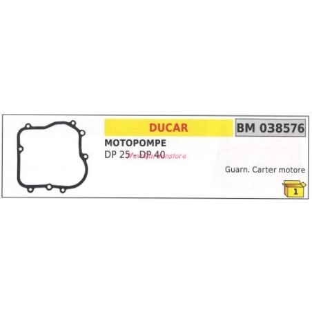 Crankcase gasket DUCAR motor pump DP 25 40 038576 | Newgardenstore.eu