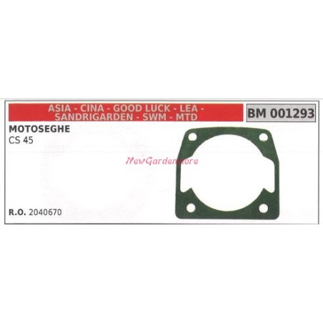 Cylinder gasket CINA chainsaw CS 45 001293 | Newgardenstore.eu