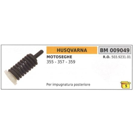 Antivibrante per impugnatura posteriore HUSQVARNA motosega 355 357 009049 | Newgardenstore.eu