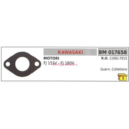 Joint collecteur KAWASAKI tondeuse FJ 151V 017658 | Newgardenstore.eu