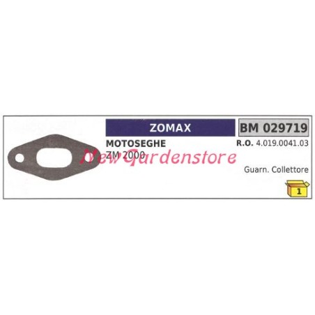 Junta colector desbrozadora ZOMAX ZM 2000 029719 | Newgardenstore.eu