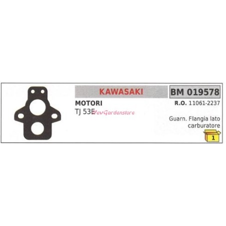 Gasket carburettor side flange KAWASAKI tagliasiepe TJ 53E 019578 | Newgardenstore.eu