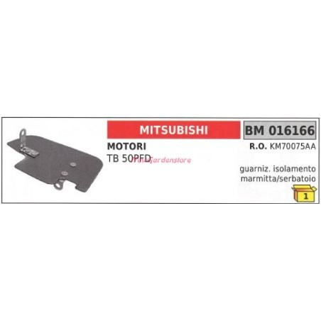 Joint isolation silencieux MITSUBISHI débroussailleuse TB 50PFD 016166 | Newgardenstore.eu