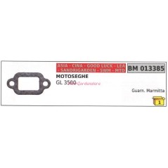 CINA muffler gasket chainsaw GL 3500 013385 | Newgardenstore.eu