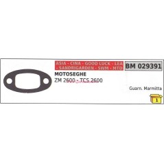 Gasket muffler CINA chainsaw ZM 2600 TCS 2600 029391