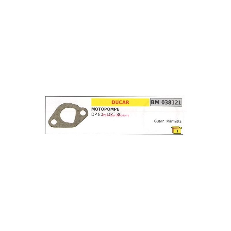 Joint silencieux DUCAR motopompe DP 80 DPT 80 038121