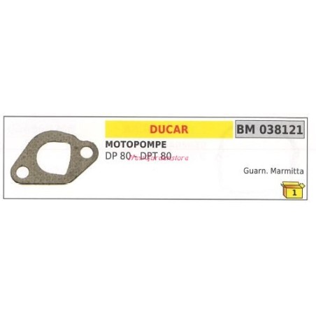 Joint silencieux DUCAR motopompe DP 80 DPT 80 038121 | Newgardenstore.eu