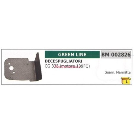 Dichtung Schalldämpfer GREENLINE Freischneider CG 335 002826 | Newgardenstore.eu