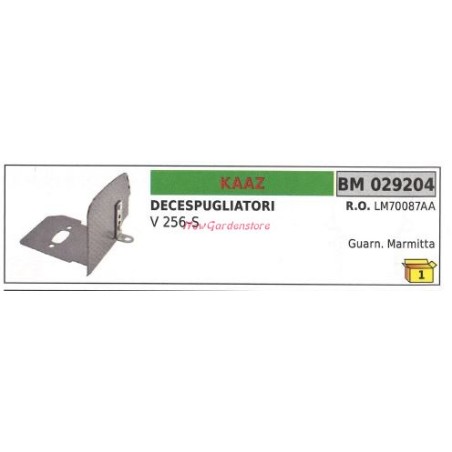 Junta silenciador KAAZ desbrozadora V 256-S 029204 | Newgardenstore.eu