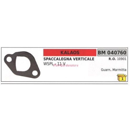 Guarnizione marmitta KALAOS spaccalegna verticale WSPL 11V 040760 | Newgardenstore.eu