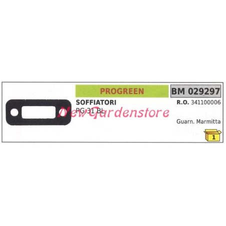 Joint silencieux PROGREEN blower PG 31 BL 029297 | Newgardenstore.eu