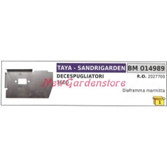 Junta silenciador TAYA desbrozadora 3600 014989 | Newgardenstore.eu