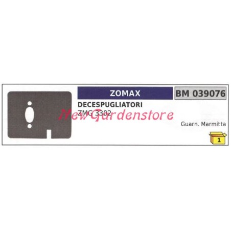 Junta silenciador desbrozadora ZOMAX ZMG 3302 039076 | Newgardenstore.eu