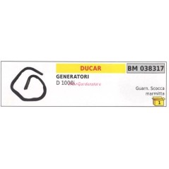 Guarnizione scocca marmitta DUCAR generatore D 1000i 038317 | Newgardenstore.eu